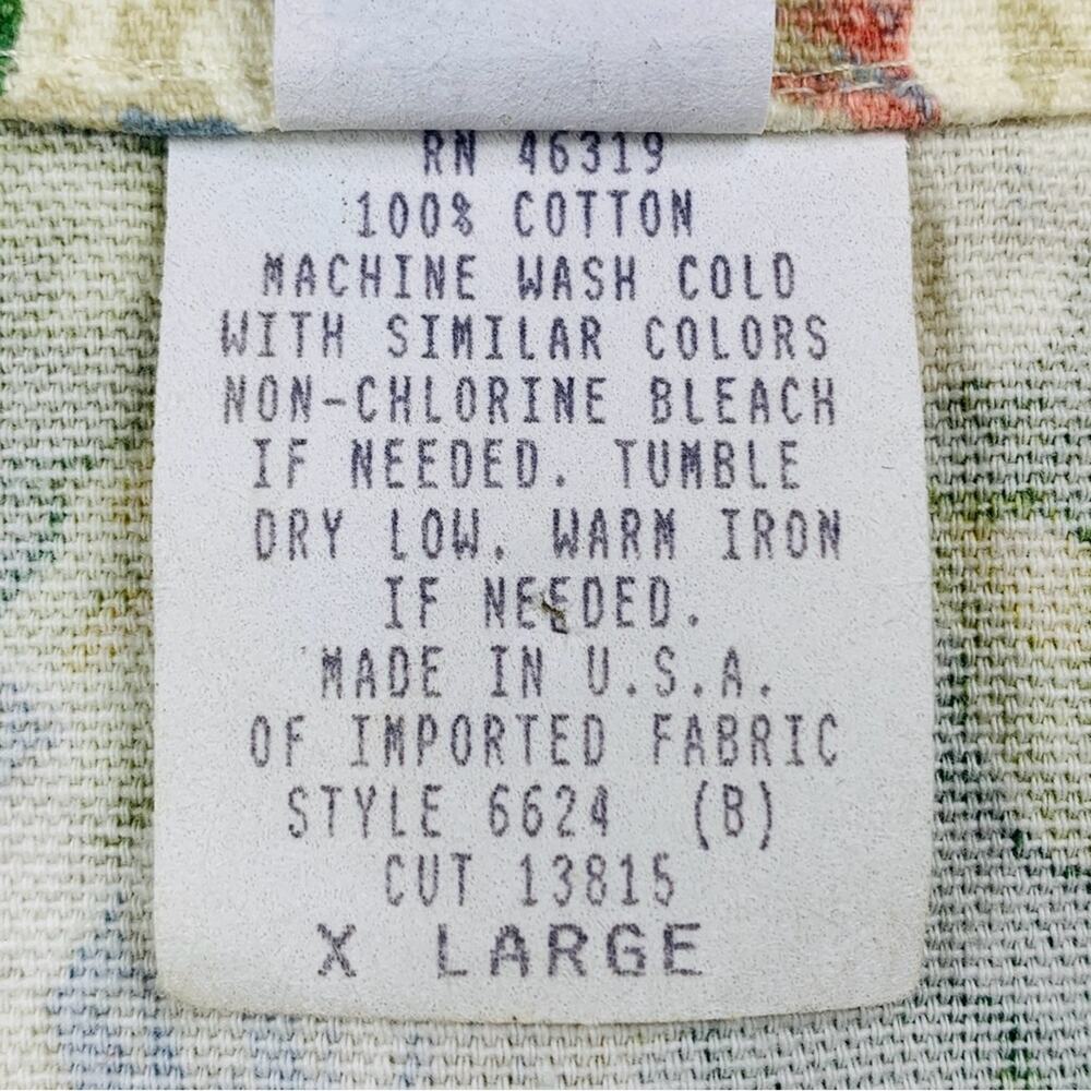 Vintage Floral Vest Top XL Cottagecore Casual Norm Thompson Portland Oregon USA - Picture 5 of 7